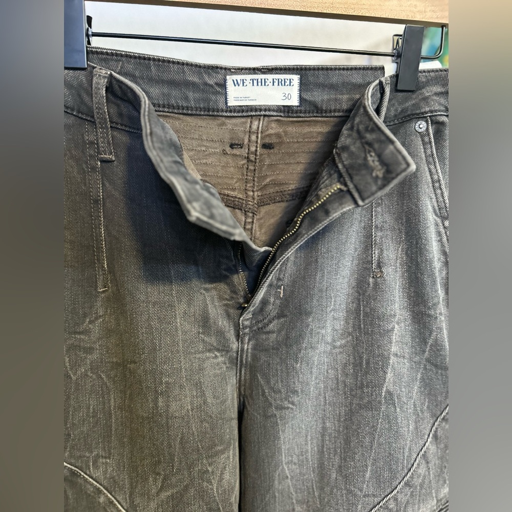 NWT Free People • We the Free • Vector Moto Jeans 30 - Picture 4 of 13